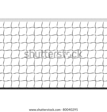 Seamless volleyball net. Vector.
