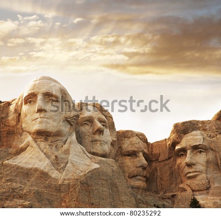 Mount Rushmore Royalty-Free Stock Photo #80235292