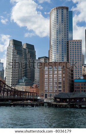 The Fort Point Channel area of Boston