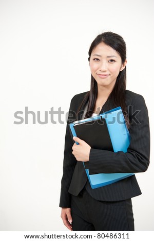 asian businesswoman working