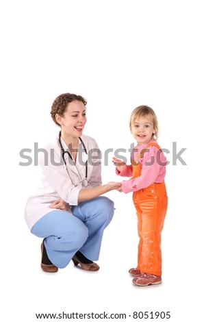 doctor and girl Royalty-Free Stock Photo #8051905