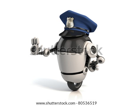 robot policeman