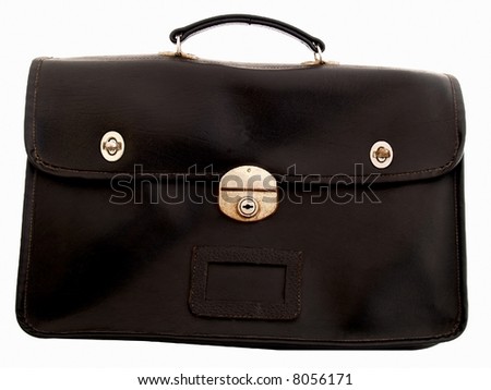 Antique worn briefcase  as used by the military during the war, make a great background