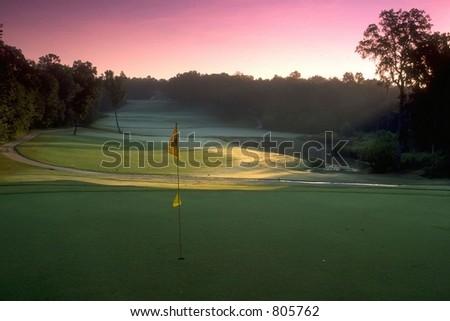 Golf Course Royalty-Free Stock Photo #805762