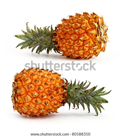 Two pineapple