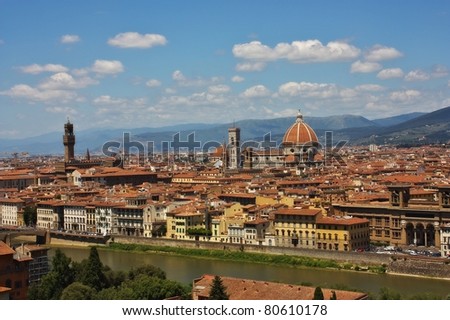 Florence Italy city view