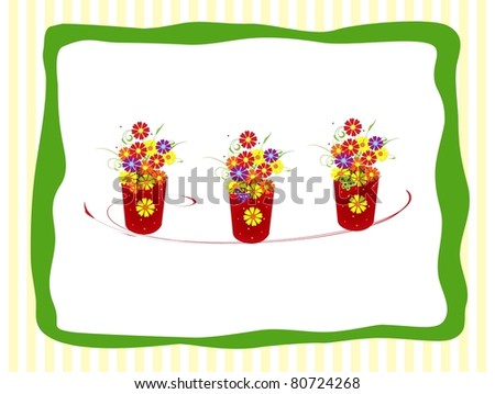 Pots of Flowers