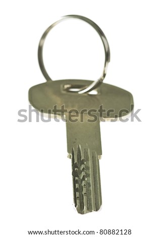 key isolated on a white background