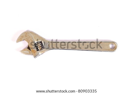 screw key isolated on a white