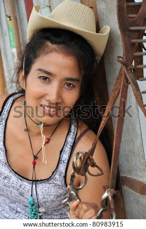 Regge Woman Thailand Cowboy Asia