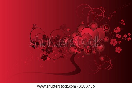 Valentine's day theme. Vector illustration
