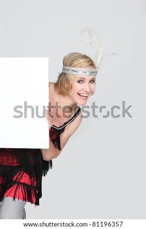 woman in Charleston costume