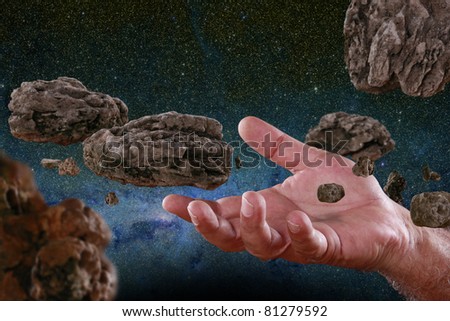 Asteroids at hand