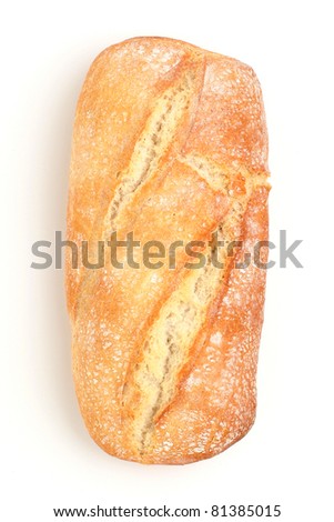 Piece of bread Royalty-Free Stock Photo #81385015