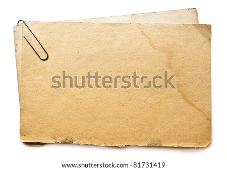 Old paper Royalty-Free Stock Photo #81731419
