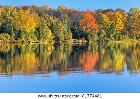 "Autumn's Art "  Grand Sable Lake - Pictured Rocks National Lake-shore