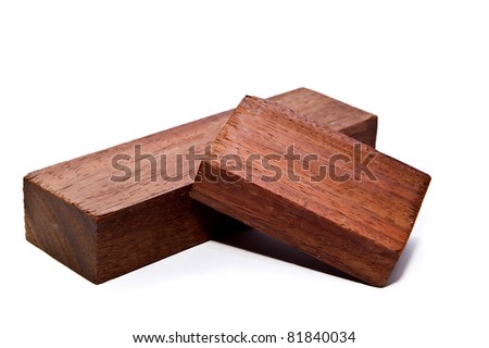 wood on white backgrounds isolated