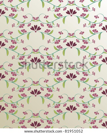 Floral designs from the petals of a heart, vector illustration
