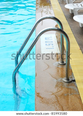 stair swimming pool