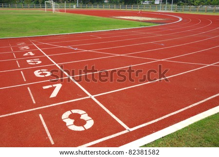 athletic state in Chiangrai Thailand Royalty-Free Stock Photo #82381582
