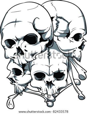 Vector Skull Illustration