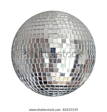 disco ball isolated Royalty-Free Stock Photo #82625524
