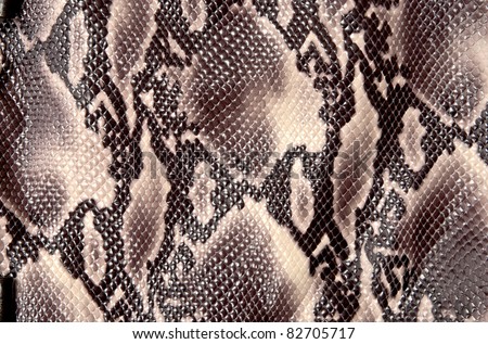 Seamless texture background brown snake leather Royalty-Free Stock Photo #82705717