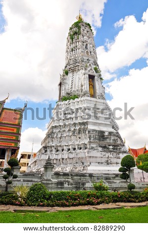 pagoda at the temple bell, Bangkok, Thailand.