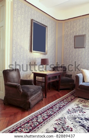 Vintage apartment interior
