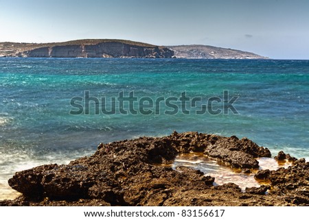 The island of Comino was once popular with marauders and pirates and today is noted for its tranquility and isolaton with only four permanent residents