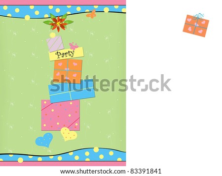 Cheery Note Card - Text Space