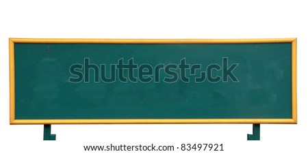 Blank Sign board on white background
