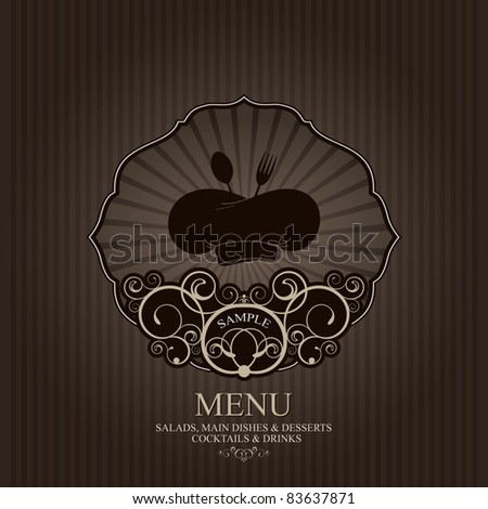 Vector. Restaurant menu design
