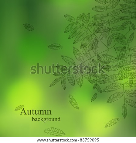 Nature background with your text (vector eps 10)