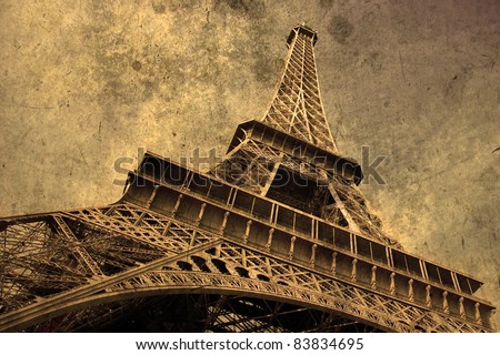 Paris Grunge Royalty-Free Stock Photo #83834695