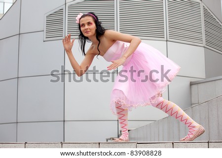 girl doll in a pink dress