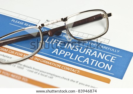 Life Insurance Application Royalty-Free Stock Photo #83946874