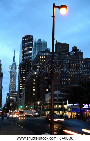 New York City Traffic at Night