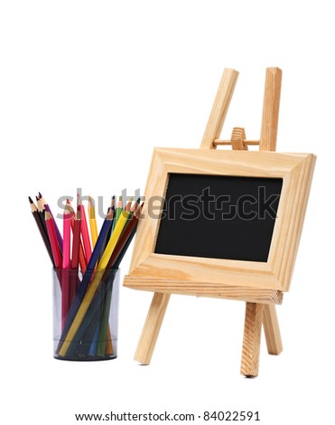 wooden Frame isolated on a white background