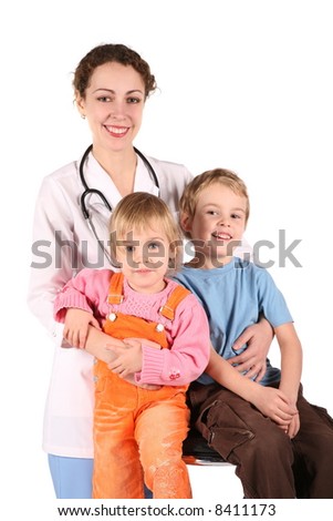 doctor and children Royalty-Free Stock Photo #8411173