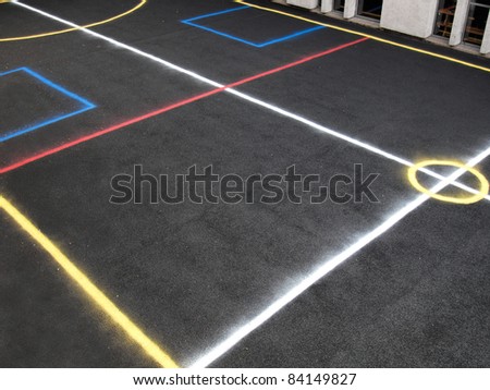 Playfield playground court field ground to play sport or game
