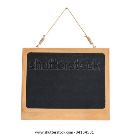 blank sign for hanging concept