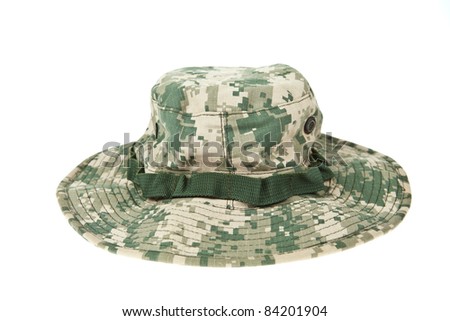 Military camouflage hat ACU