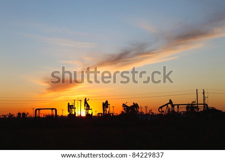 Oil pumps. Oil industry equipment.