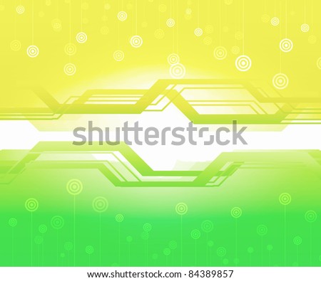 abstract background with green, pink, purple elements
