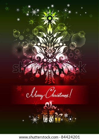 Christmas background  with space for text