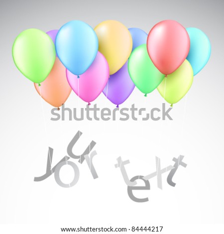 vector balloons