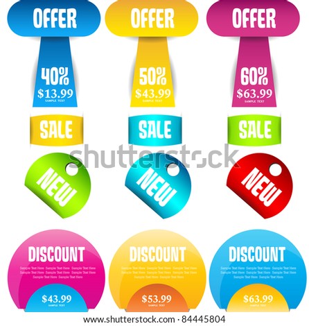 bright sale tags/sticker/label