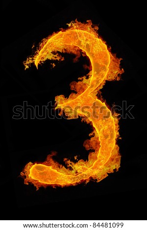 Fire number "3"