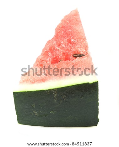 fresh watermelon isolated on a white background